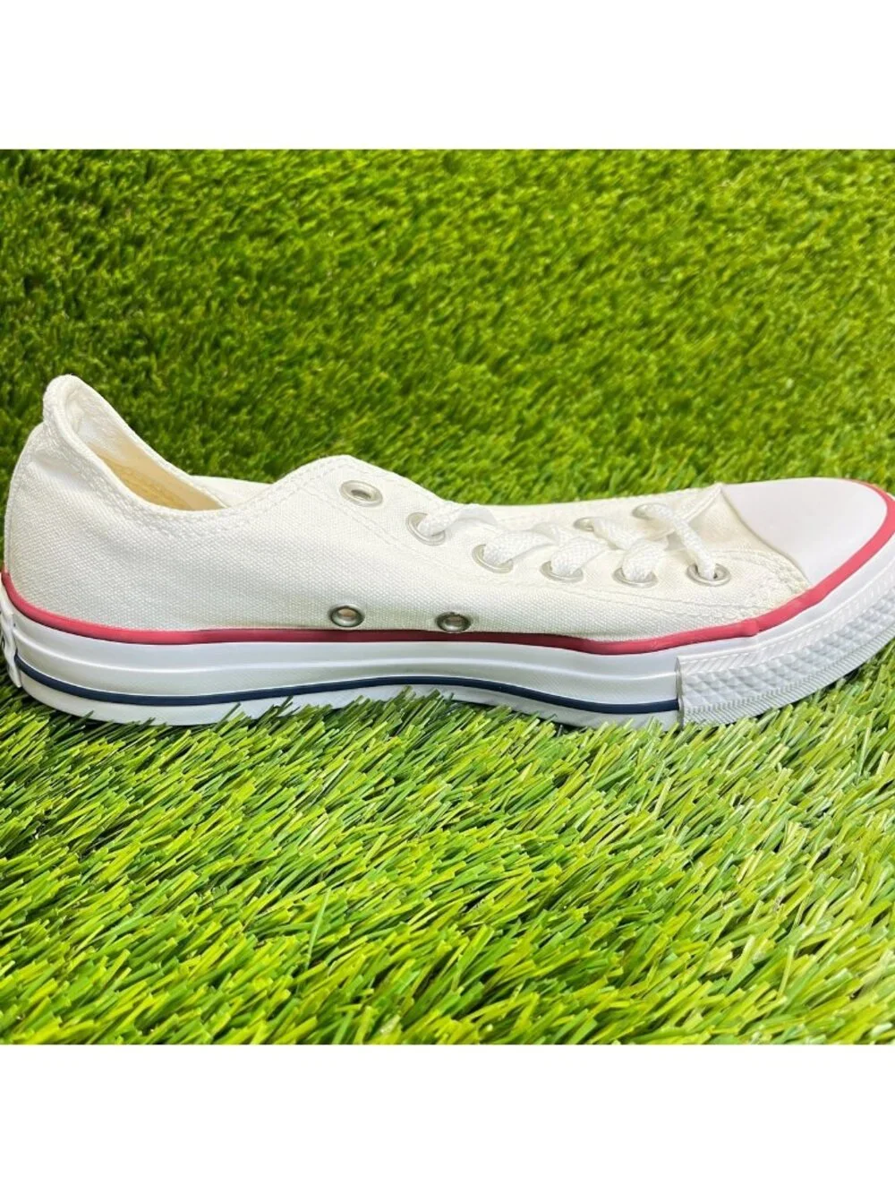 Converse Chuck Taylor All Star Low Womens Size 7 White Athletic Shoes Sneakers